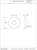 Vista 12 de Westbrass Kit de suministro de cartón ondulado con mango redondo, 5/8" OD x 3/8" OD x 15", níquel satinado, D105K15-07