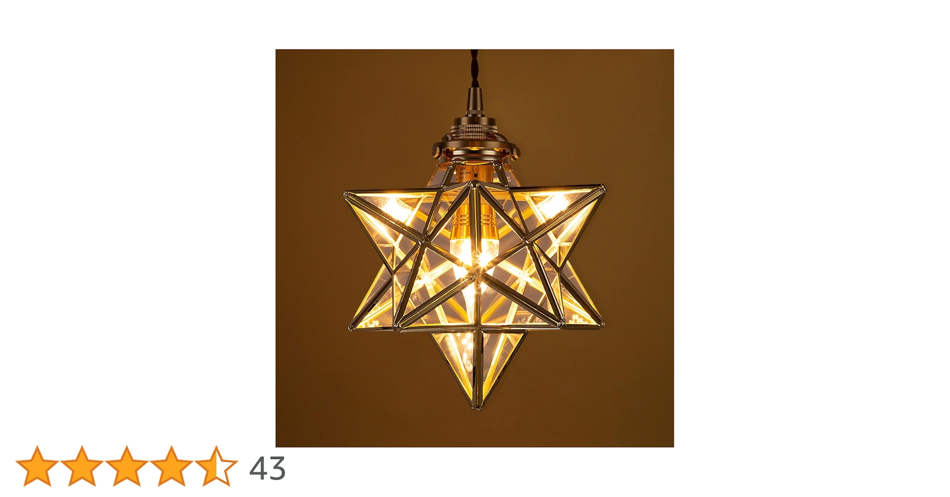 Amazon.co.jp : Cerdeco 幻想的に広がる星のシルエット ペンダント