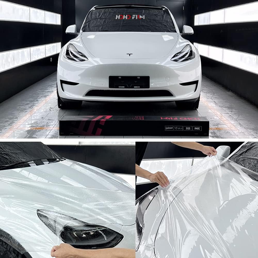 HOHOFILM Widest 72inch Paint Protection Film Anti Yellowing Anti Scratch Auto Body Wrap Self Healing TPU PPF Films 72" x49ft