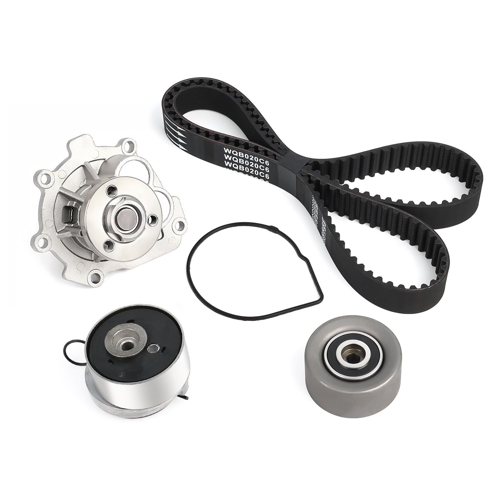 Timing Belt Water Pump Kit fits for 2012-2014 for Chevrolet Cruze, 2012-2013 for Chevrolet Sonic, 2009-2011 for Aveo, for Aveo5, 2009-2010 for Pontiac G3, 2008 2009 for Suzuki Swift+ 1.6L 1.8L
