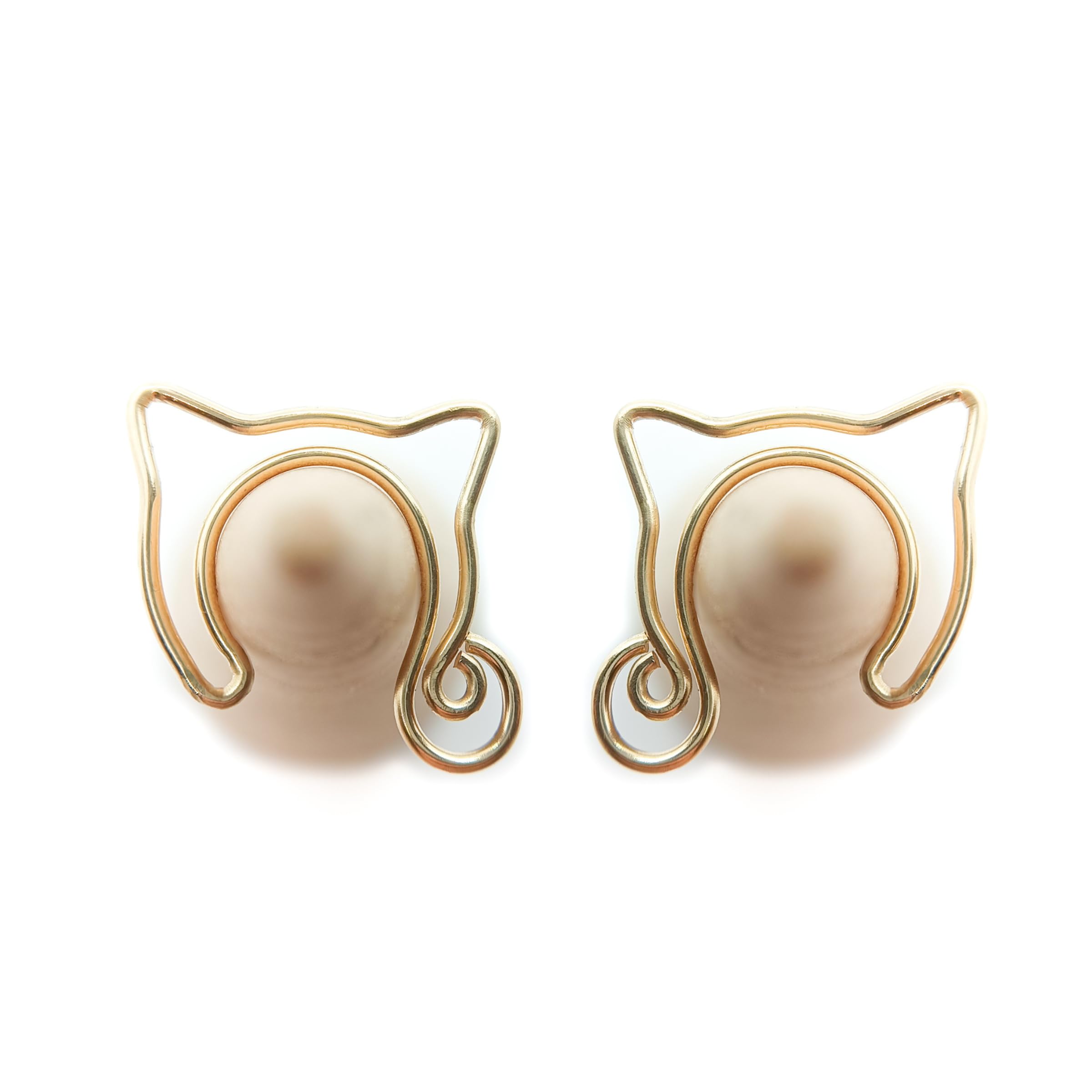 Fake Nippel Ringe Brustwarzenringe Brustwarzenpiercing für Frauen Body Piercing Schmuck Clip On Non Pierced Topless Bikini 2pcs Katze geformt