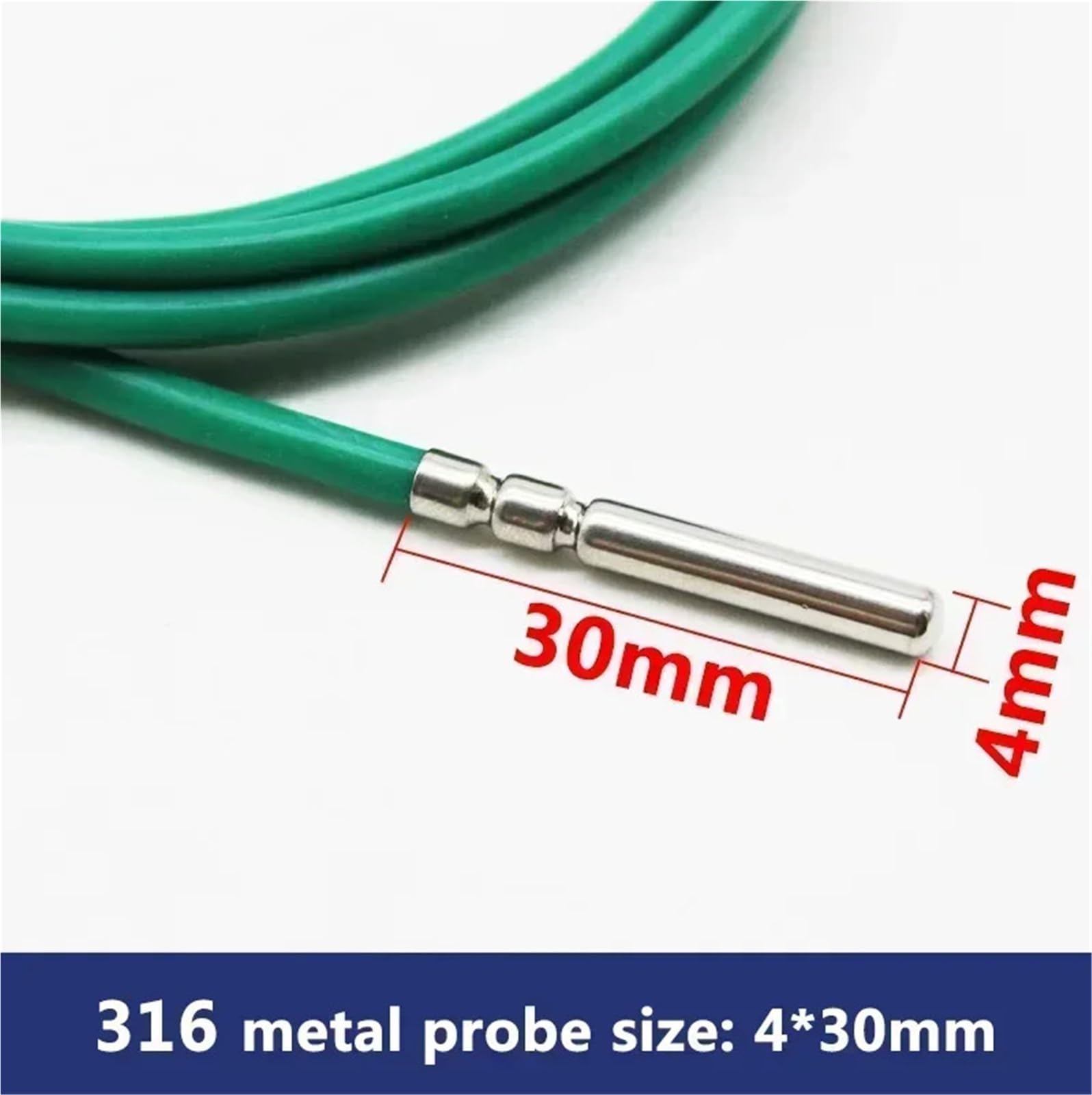 Câbles de thermocouple de capteur de température de type K 260 ℃ 1 pièce(With 10m)