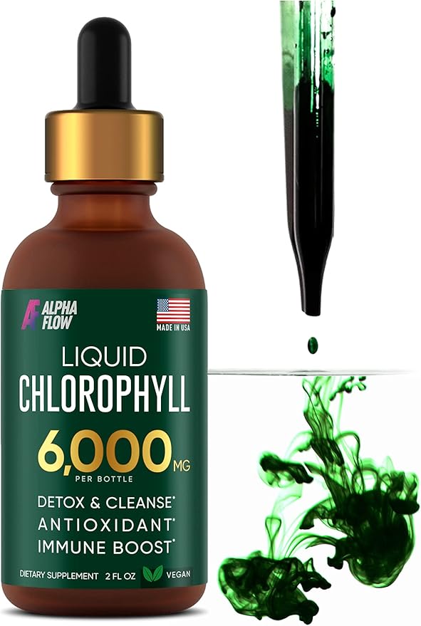 Chlorophyll Liquid Drops 6000 mg Premium Liquid
