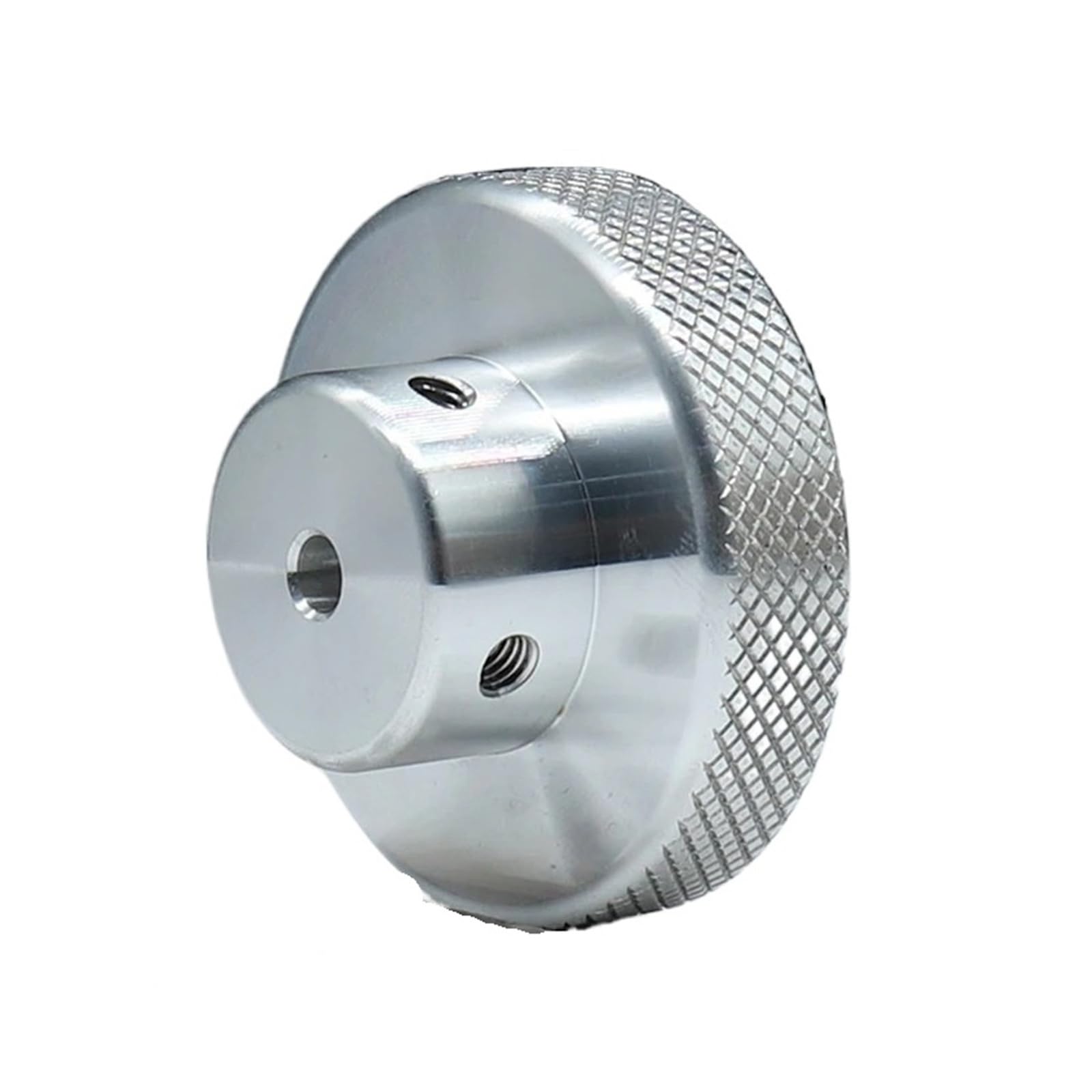 JWSEO 1Pcs Aluminum Alloy Handwheel for Lathe/Miller knobs Rocker Handle Handwheel DIY Accessories(with Handle,80mm)