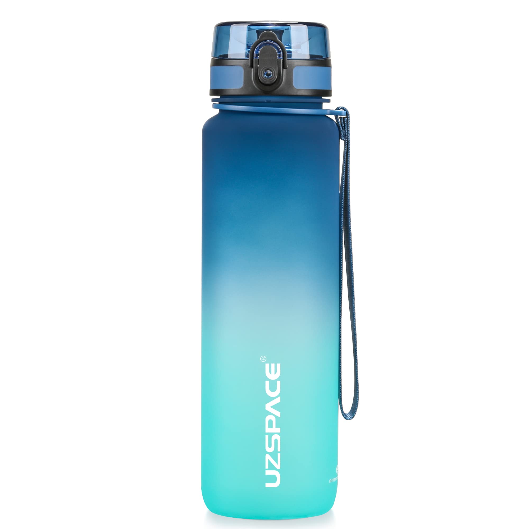 UZSPACE Botella Agua Deportiva,500ml/800ml/1000ml/1.5l, Tritan Botella Agua Sin BPA. Evitar Fugas de Agua y Ideal para el Ejercicio y los Deportes al Aire Libre — view 59