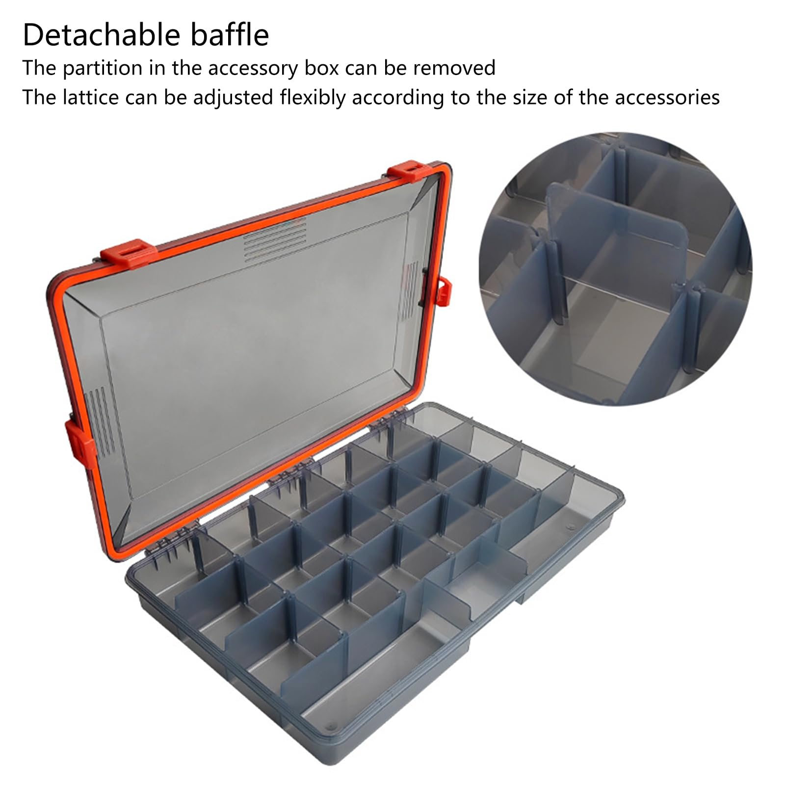 Boîte De Rangement étanche Pour Bas De Ligne Avec 15 épingles - Idéale Pour La Pêche En Extérieur