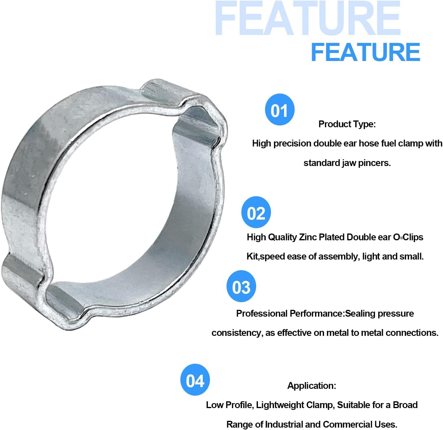 10PZ FASCETTA A MORSETTO ''SERFLEX'' 86 - 91 - Foto 9