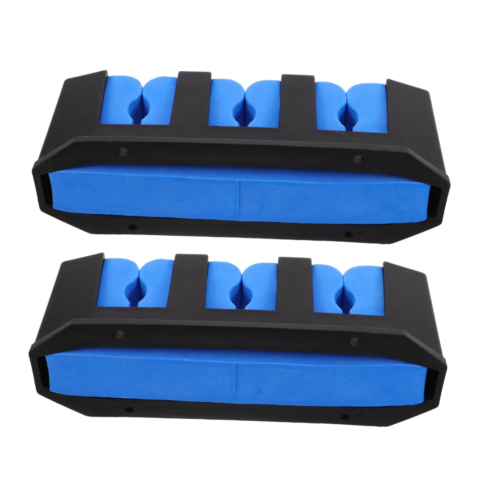 Kisangel 2 Pezzi Supporto da Parete per Canna da Pesca Porta Canne in Plastica Multi Slot per Garage e Casa Organizer per Esposizione e Conservazione