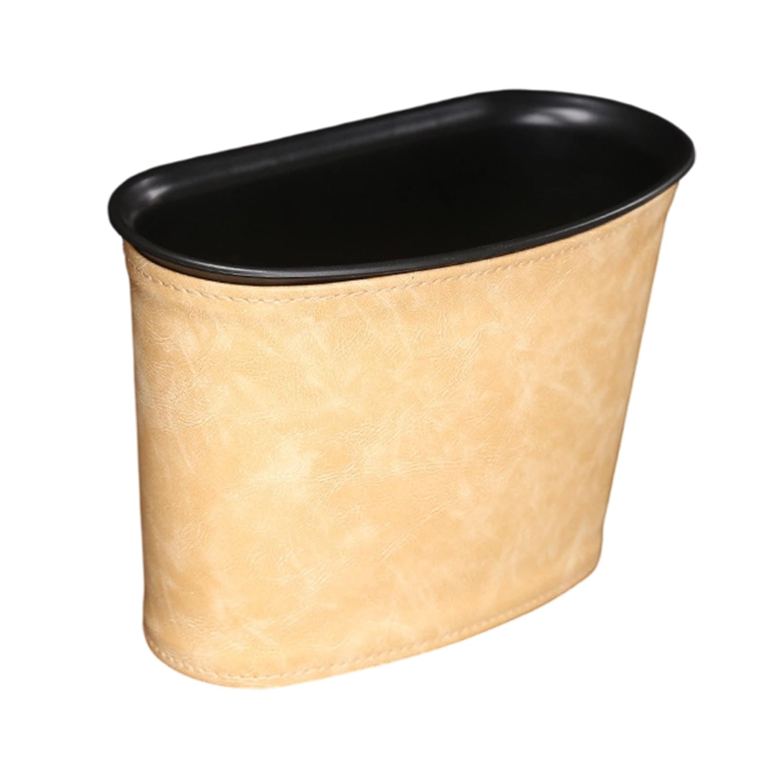 matumou Car Trash Can for Vehicle Faux Leather Hanging Door Storage for Garbage Waterproof Organizer Pouch for Car Interior