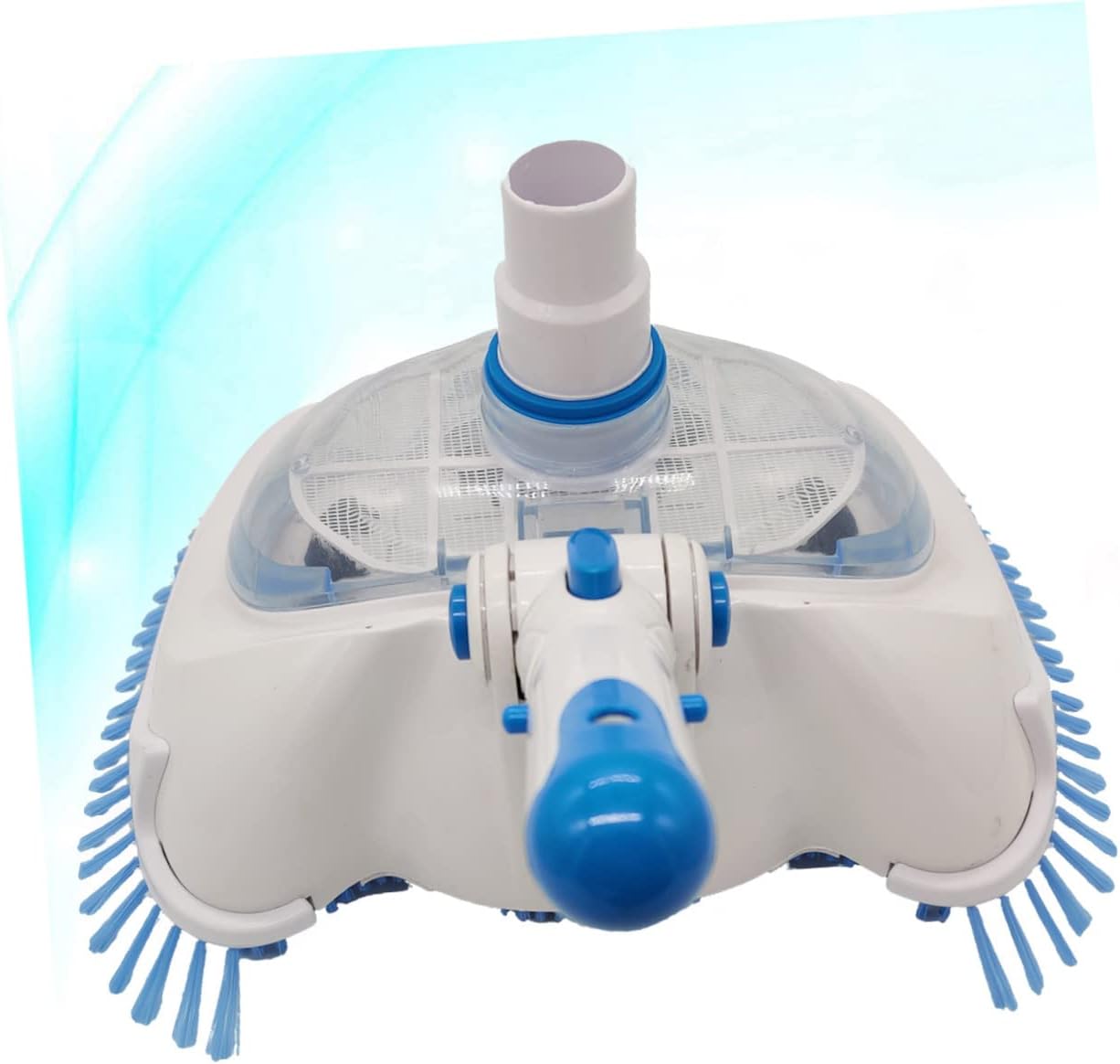 GANAZONO Pool Clean Handle Vacuum Suction Head Swimming Pool Vacuum Head Brush Wide Angle Bristles for Moss Removal