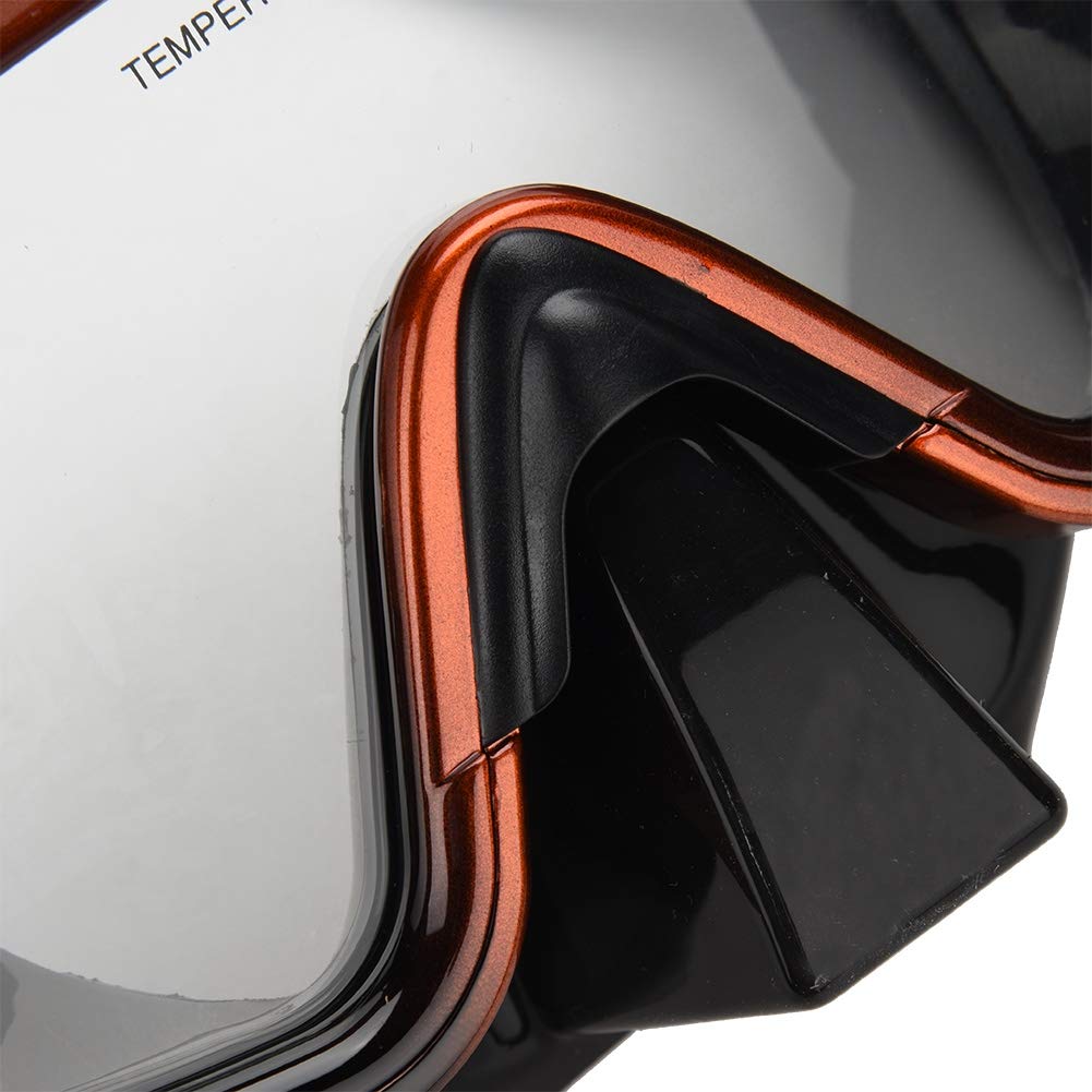Sorandy Gafas de Buceo Máscara de Snorkel para Adultos Juego de Snorkel Portátil Liviano para Natación Submarina Negro