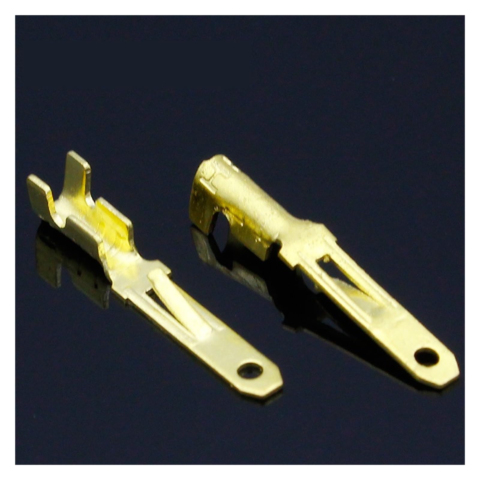 REIUAFWYGV 50PCS Crimp Terminal Female male Spade Connector naked terminals