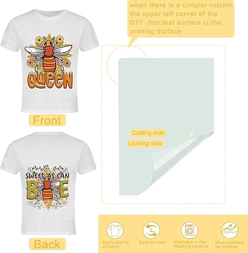 Miniatura 5 de 6 parches termoadhesivos de abeja para ropa, parches para planchar con estampado de abejas de color amarillo, parches para ropa, lindos animales,