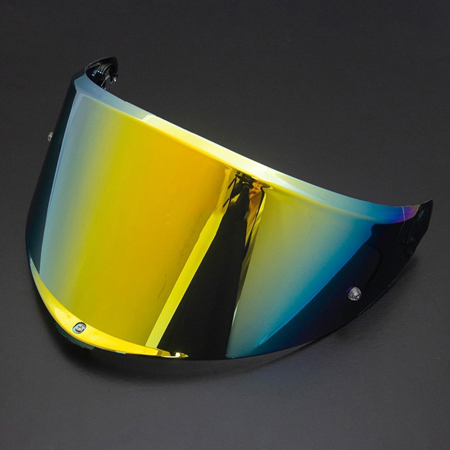 ZJHFDC Motorcycle Helmet Visor for AGV K6/K6S, Windproof Anti Scratch Helmet Visor Replacement Motorcycle Accessories,normal-Egradientgold
