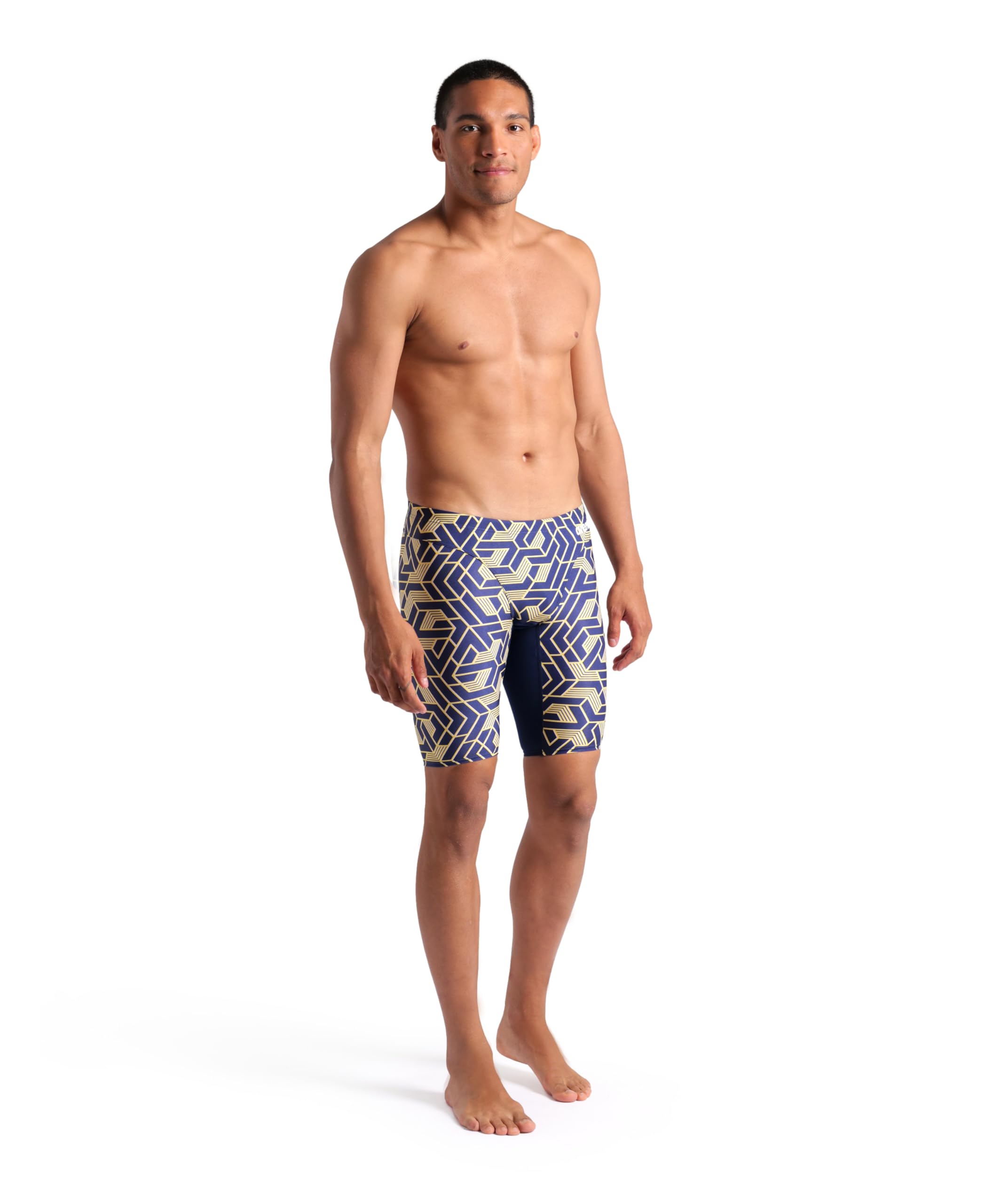 Arena Herren Arena Performance Men's Escape Swim Jammer Athletic Swimwear Professional Swimsuit Badehose (1er Pack)
