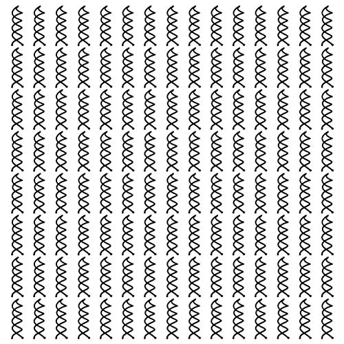 120Pcs Spiral Hair Pin Messen Bobby Hair Pins Spin Pins Non-Scratch Round Tips Twist Screw Hair Pin (Black)