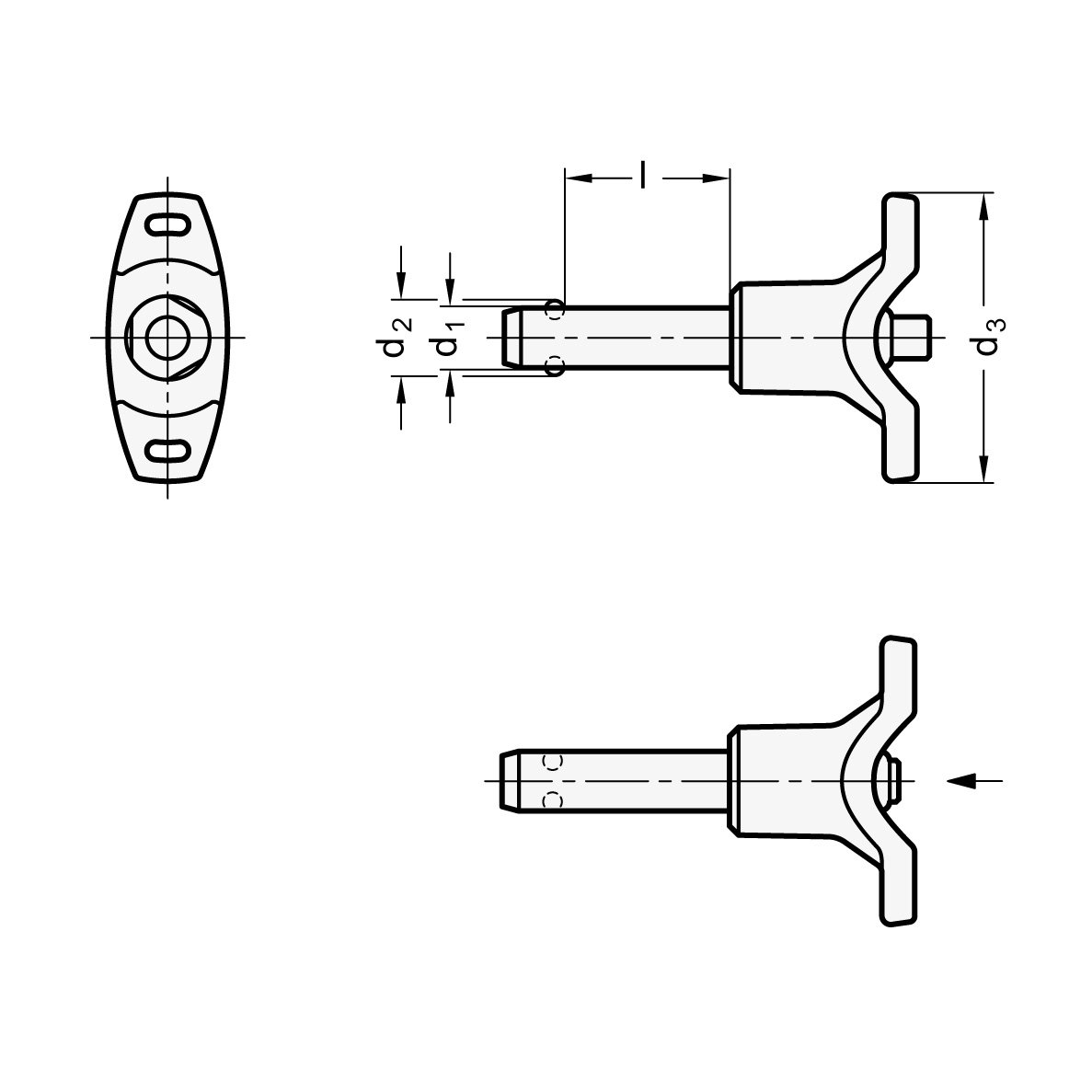 Ganter Standard of GN 113.7 12 – 70 Stainless Steel Ball Locking Pin, 1 Piece), Black