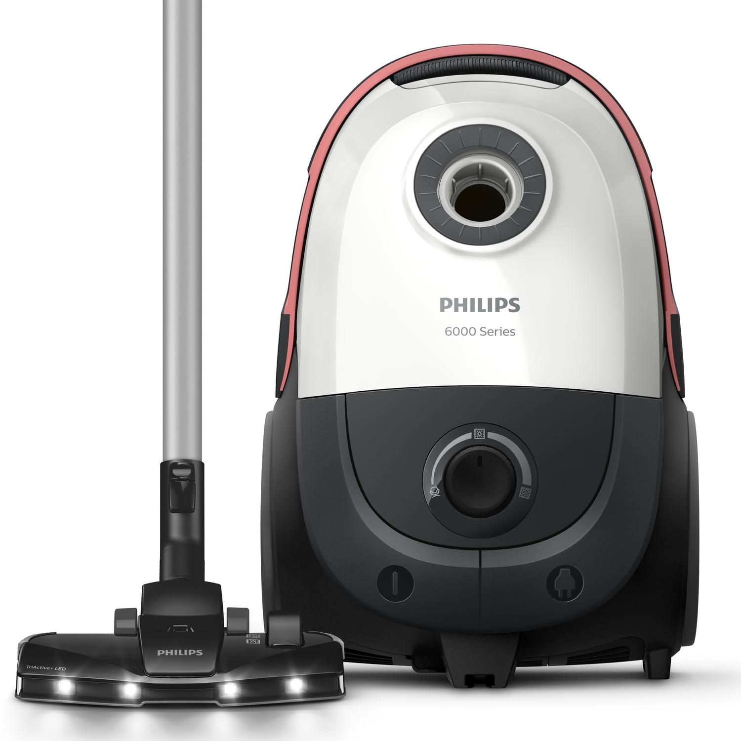 Aspirateur traineau avec sac - PHILIPS XD6122/12 - 900 W - 4 L - Blanc polaire