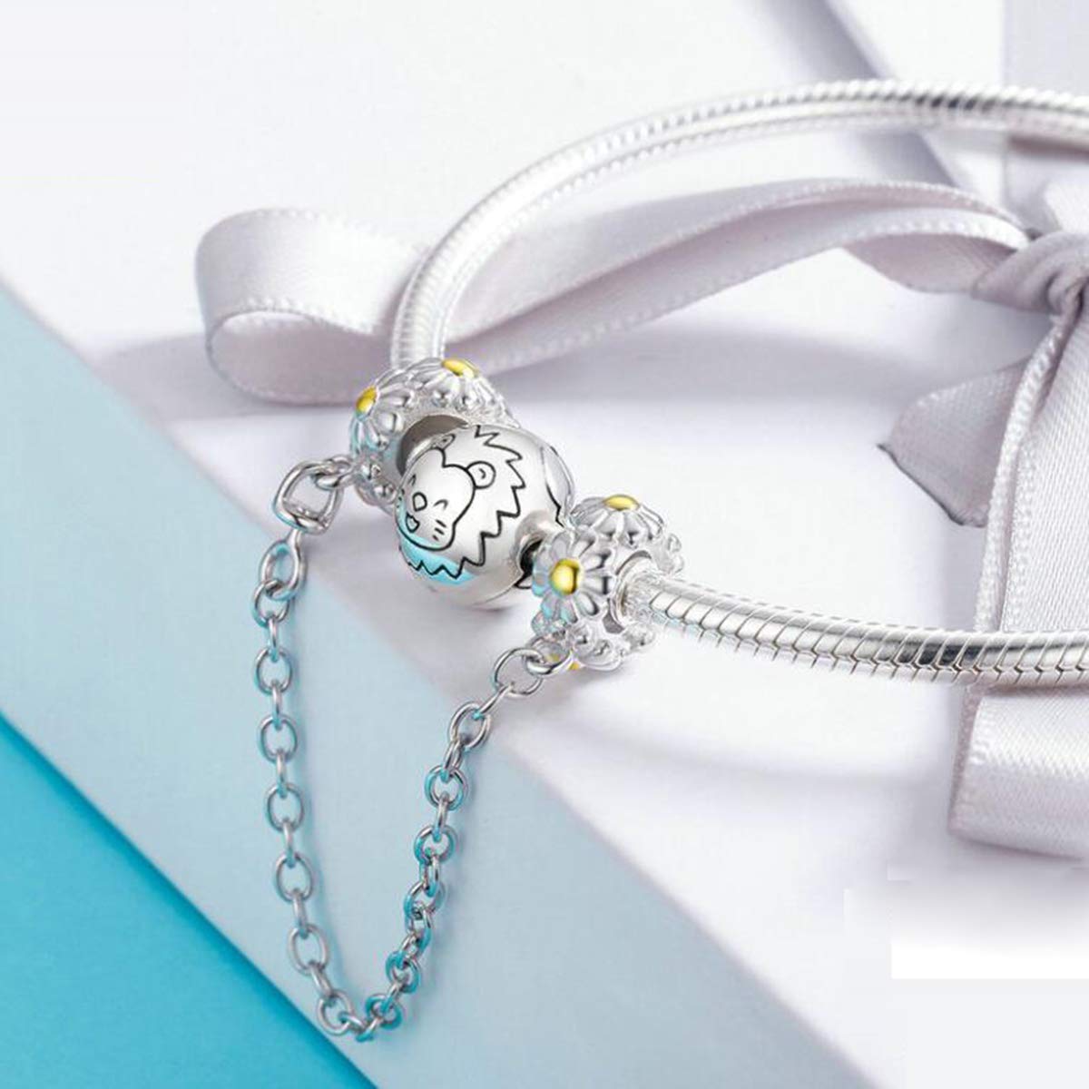 Zawieszka do bransoletki Pandora, srebro próby 925, koraliki, łańcuszek, charms, damski, europejski styl, wąż, łańcuszek, bransoletka, biżuteria, Cyrkonia , Koralik,