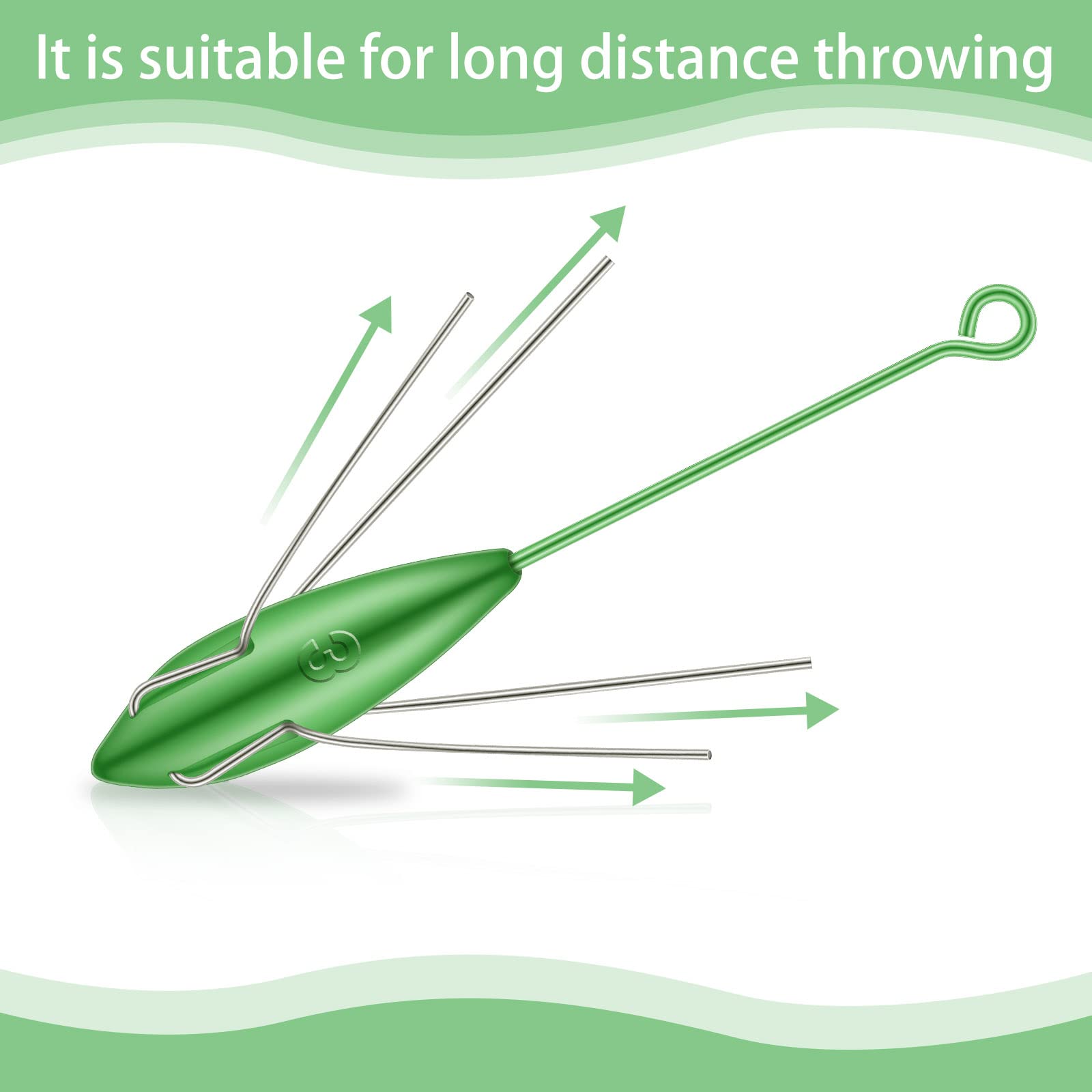 Sputnik Sinkers Surf Fishing 5-Piece Sputnik Sinker Set Heavy