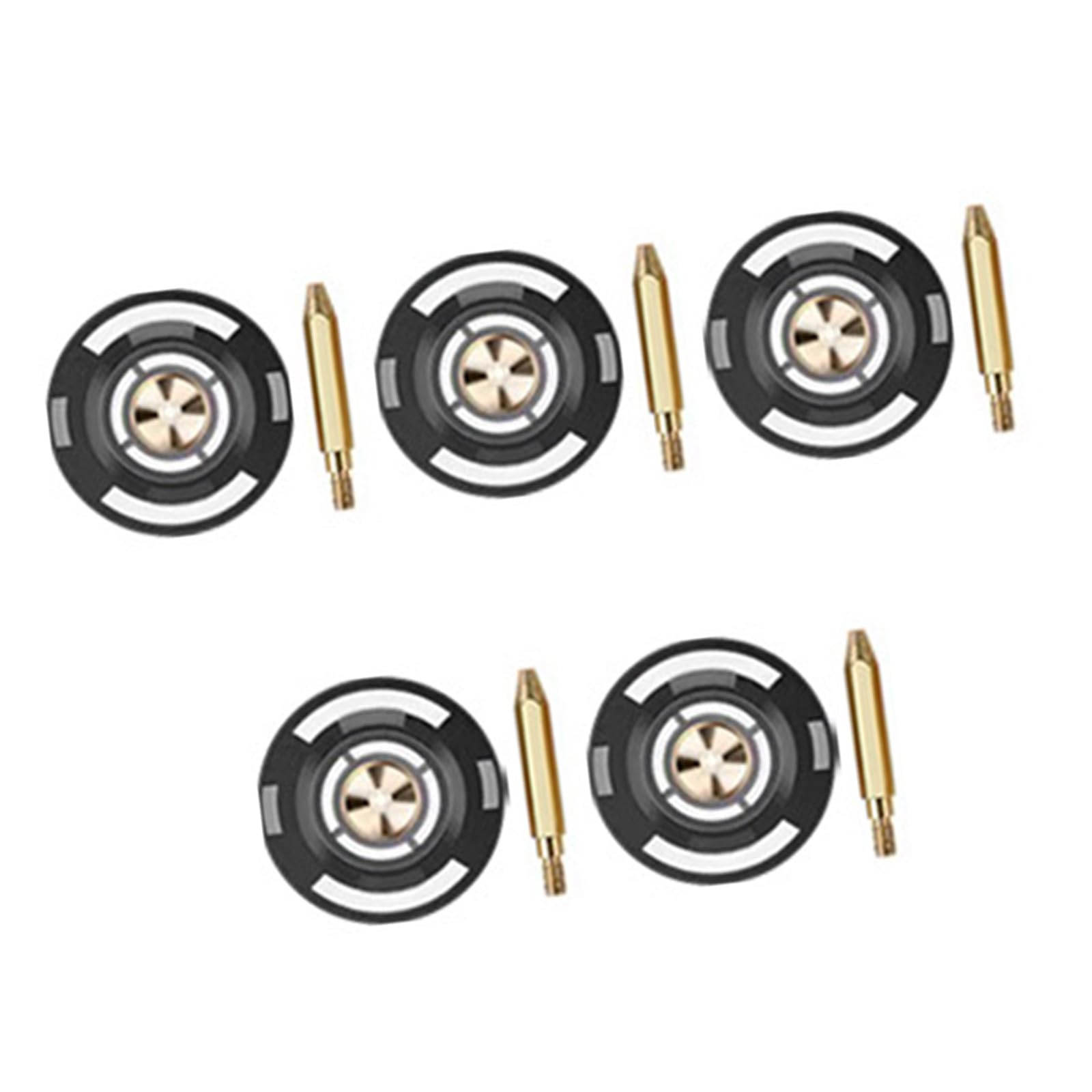 Electric Sprays Tool Nozzle Set 1.0Mm / 1.5Mm / 1.8Mm / 2.0Mm / 2.5Mm Easy to Use for Painting and Coating Applications Sprinkle Nozzle