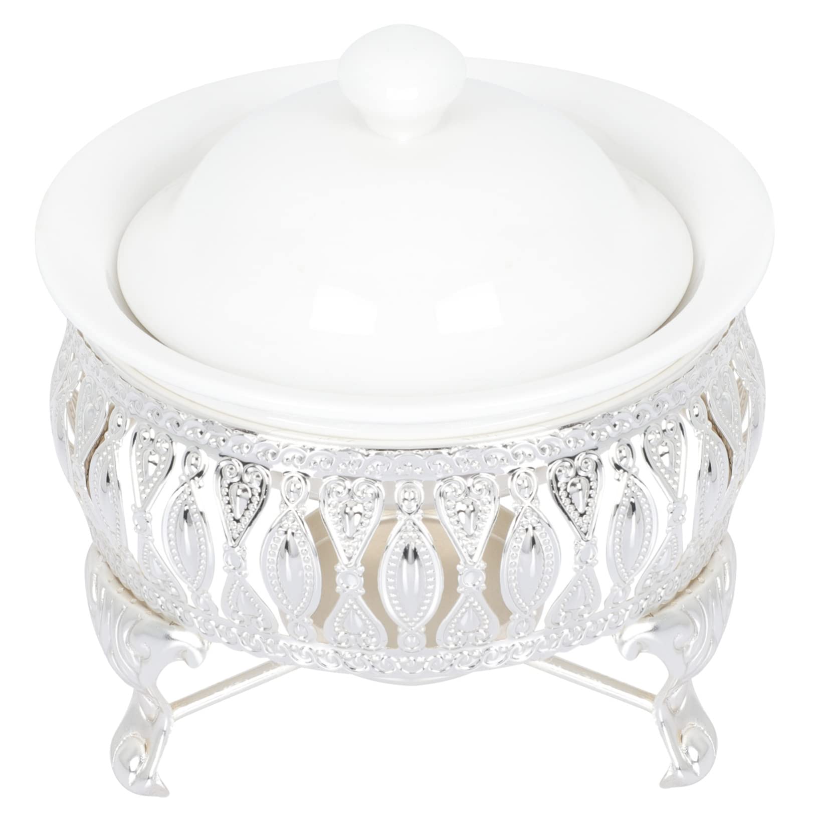 GRIRIW Teapot Warmer Rack Candle Teapot Holder Non-Slip Base Stylish Safe Tea Heater