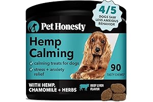 Hemp Calming Chews: Anxiety Relief for Your Dog