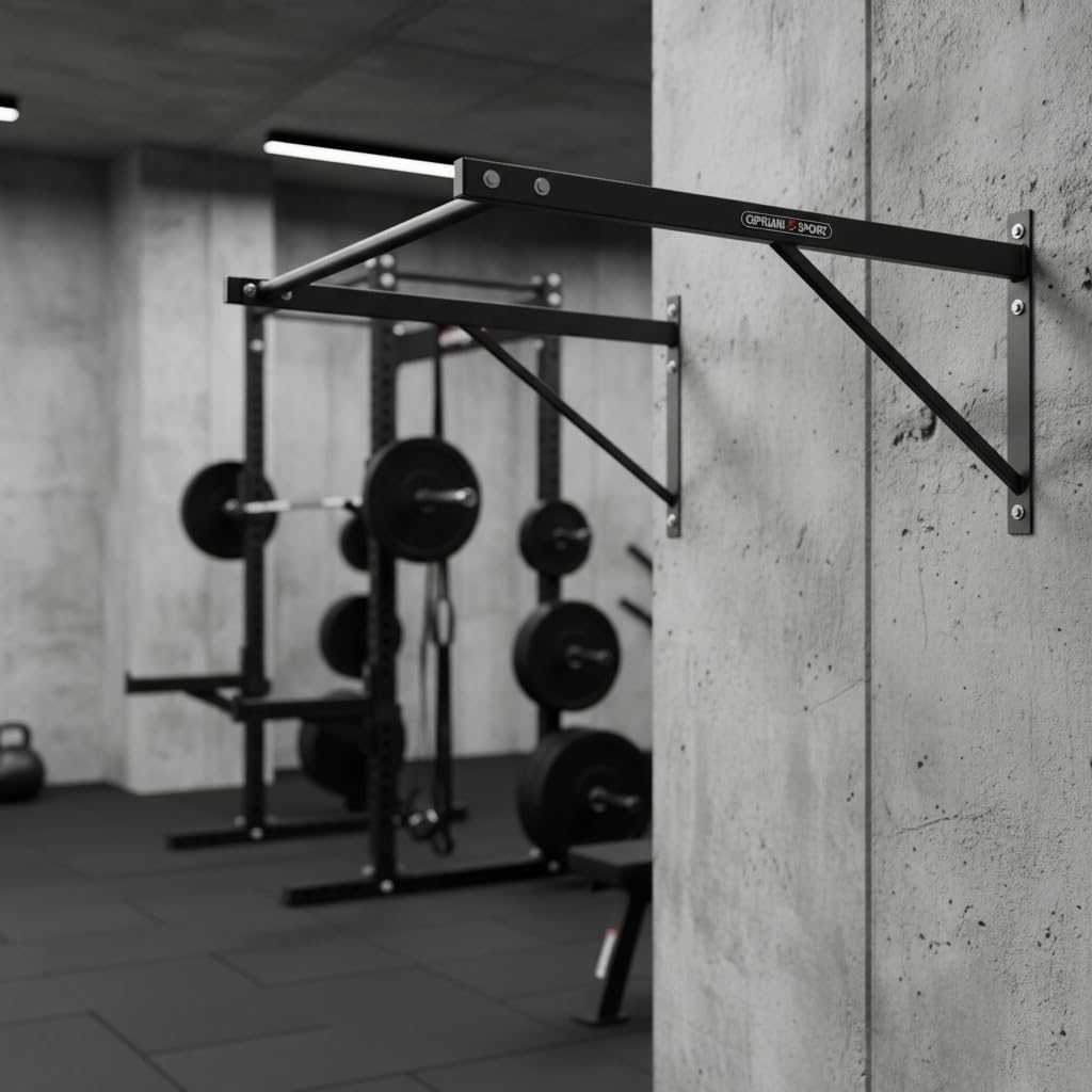 Cipriani sport - Barra Trazioni a Muro Gym Wall Bars - Professionale per Muscle Up, Pull Up - per Calisthenics, Bodybuilding - Robusta e Sicura