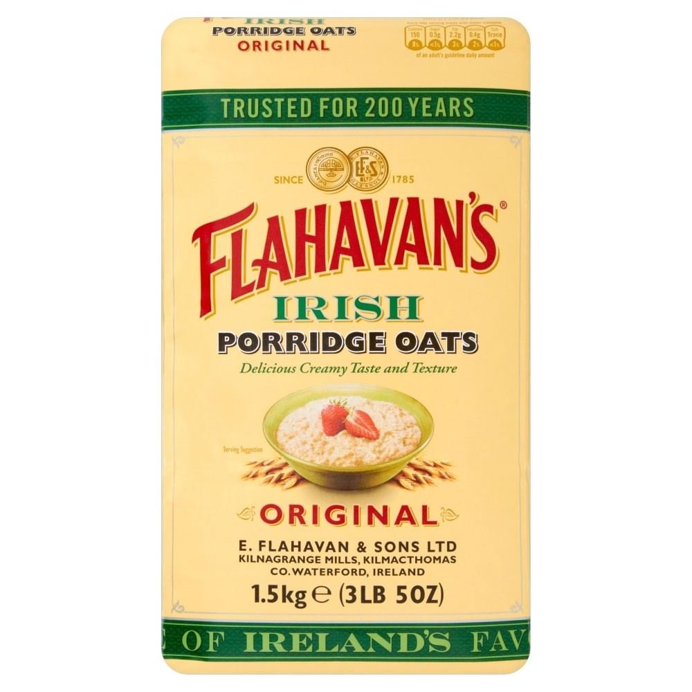 Flahavan's Irish Porridge Di Avena Originale (1,5 Kg)