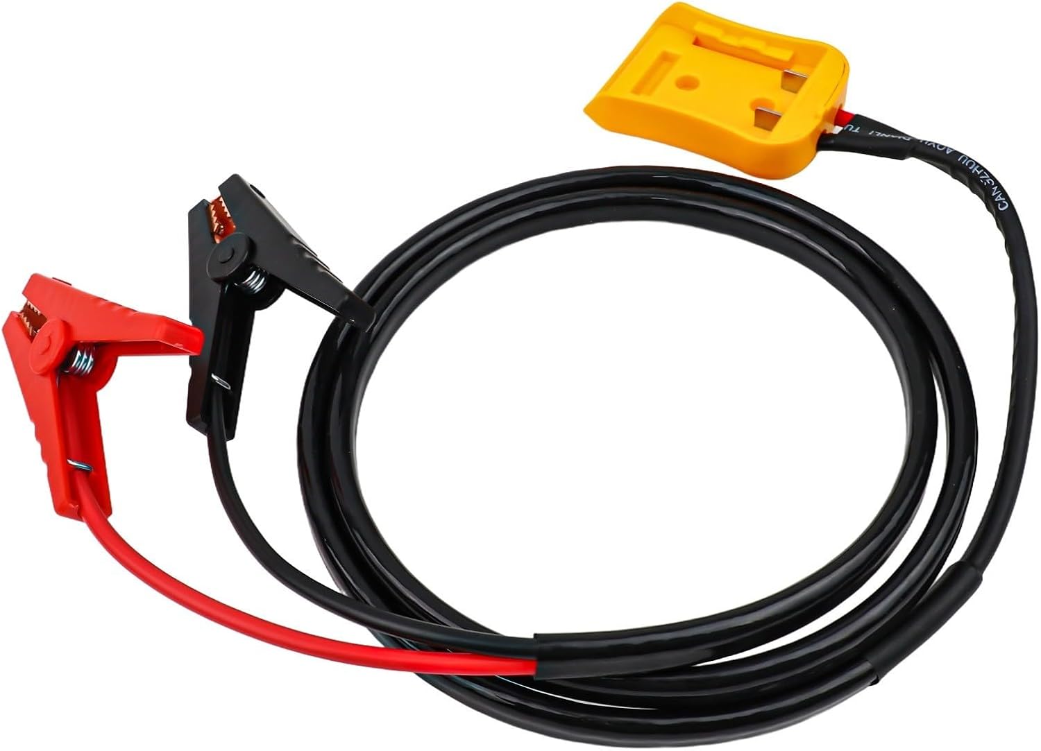 8AWG For Jumper Cables 5.9FT for Automotive Use Compatible with 20V Batteries Featuring Robust Clamps and Weather-Resistant PVC
