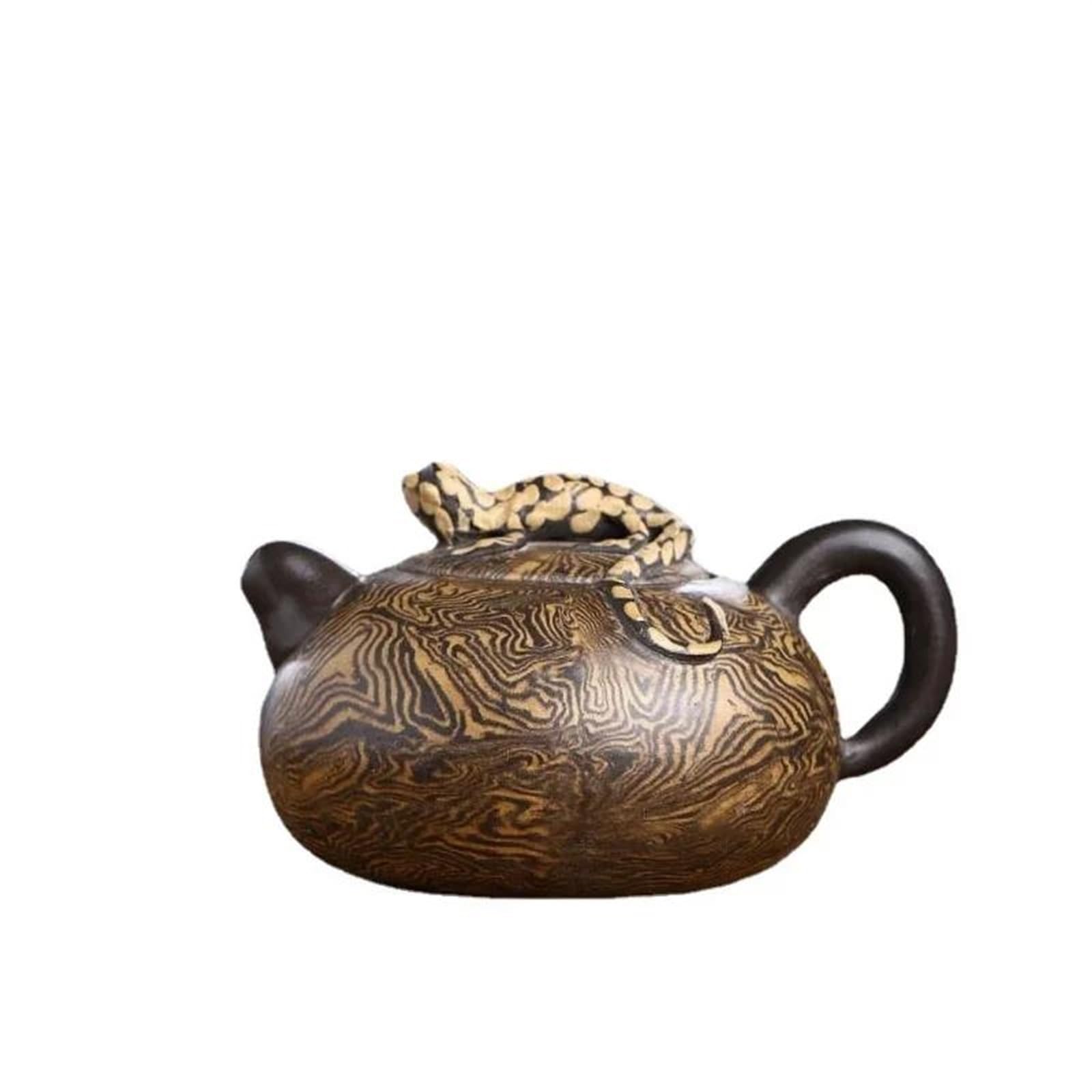 Zestaw do herbaty dla dorosłych Yixing Wood Grain Purple Sand Pot Home Outdoor Travel Bubble Teapot Czysty ręcznie robiony zestaw do herbaty Kung Fu Xishi Portable Tea Sets