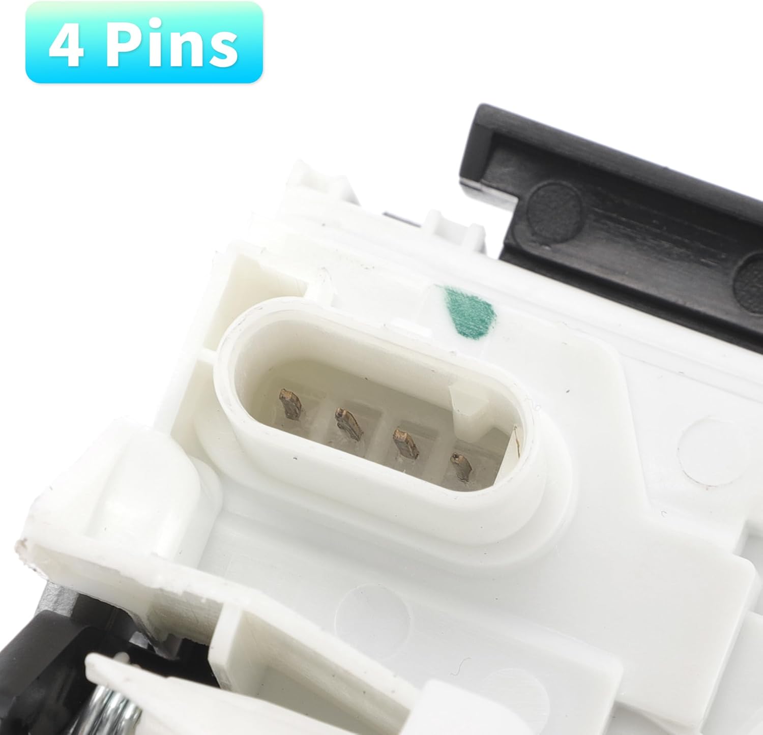 X AUTOHAUX Replacement Front Left Driver Side Power Door Lock Actuator Motor for Dodge Caliber 2007-2009 for Jeep Compass 2007-2010 Door Latch Actuator Assembly Replace No.4589045AA Black