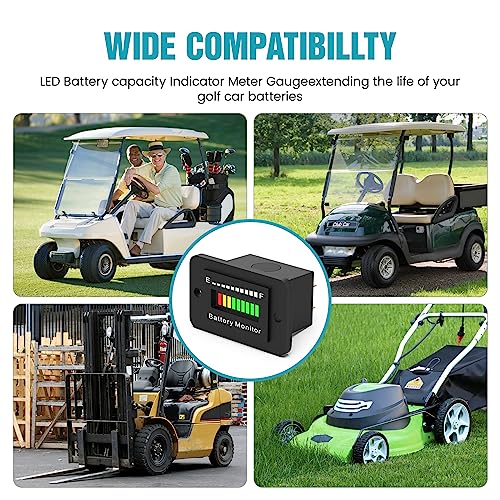 12V-72V Waterproof Battery Monitor Meter
