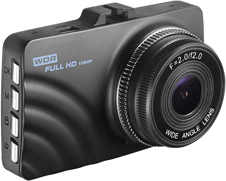 OldShark HD Dash Cam GS8000L Car DVR Recorder Black Box 120 Degree Angle View Vehicle Camera with Night Vision G-sensor 8GB TF C