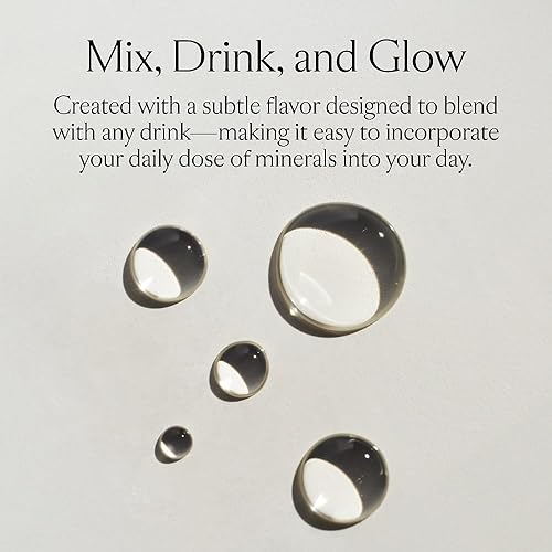 Miniatura 3 de Sakara Gotas de agua de belleza botellas de 2 a 2 onzas 60 porciones  Minerales iónicos para hidratación colágeno y queratina equilibra el pH reduce