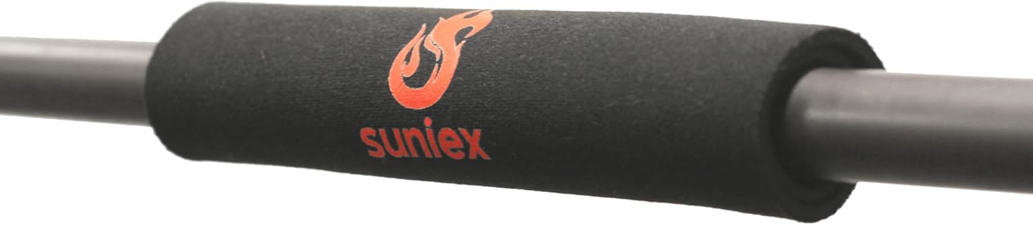 【SUNIEX】 HIGH DURABILITY Squat Pad - Fits ALL Olympic Bars - EASY CARRY – SUPER GRIP Design - Neck & Shoulder Protective Pad - Barbell Pad for Squats, Lunges, Weight lifting, Crossfit