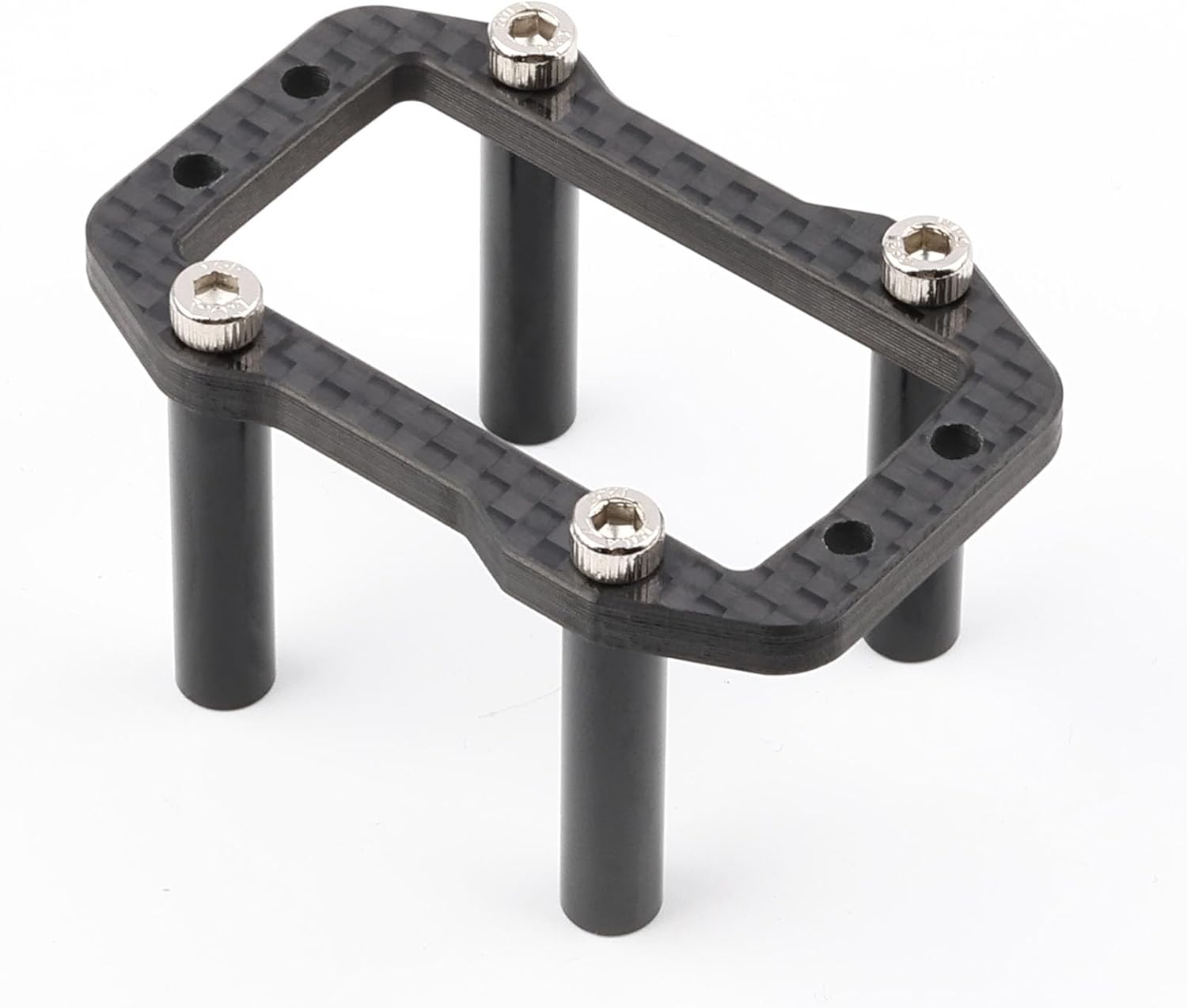 Carbon Fiber RC Receiver Box Lid Cover with Seal for Arrma 6S 1/8 Typhon Kraton Notorious Outcast Talion & 1/7 Mojave Fireteam Big Rock, for ARA320604 RC Radio Box Parts Replacement Upgrade