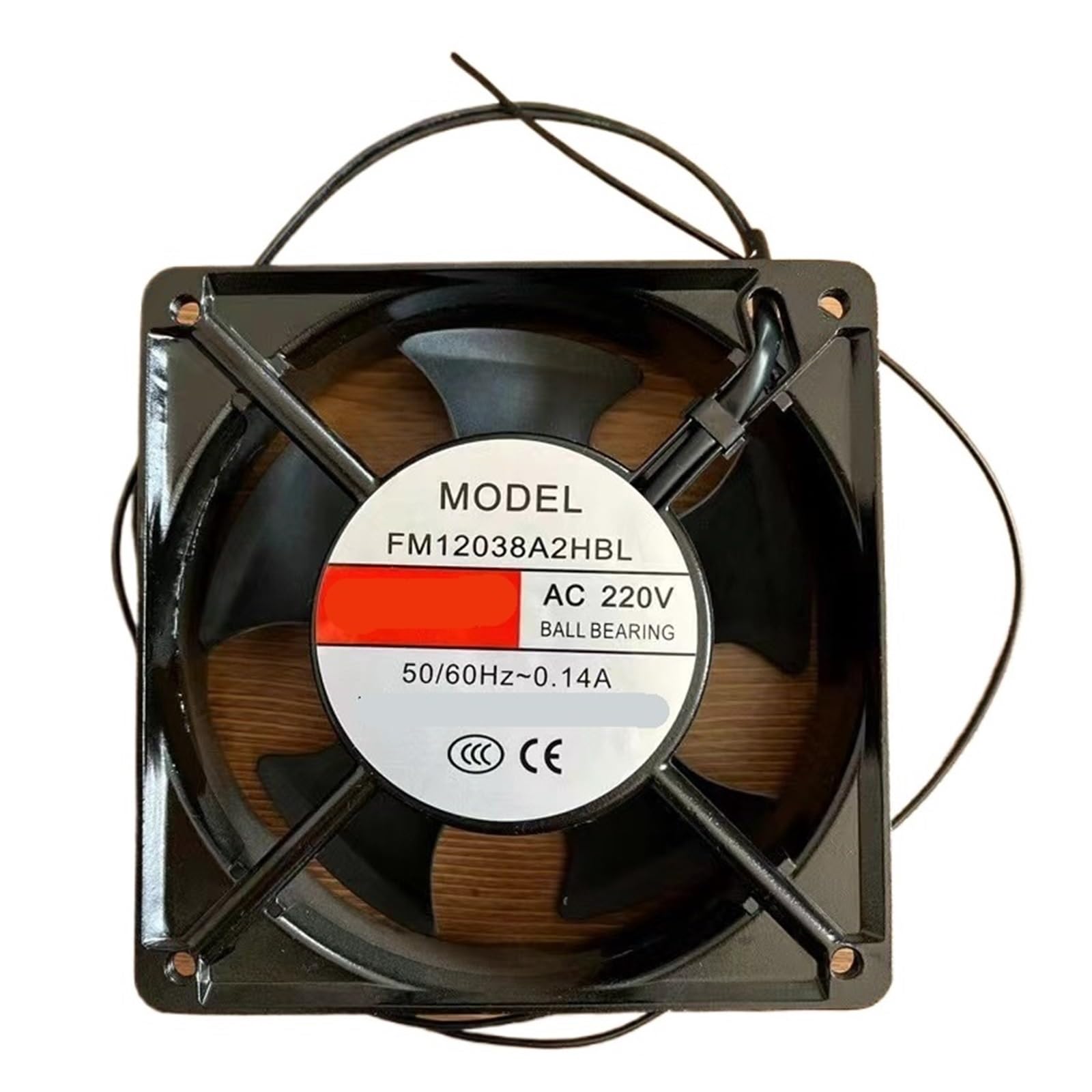 Lzikkgki One Color Fm12038a2hbl Ac 220V 0.14A 120X120x38mm 2-Wire Cooling Fan