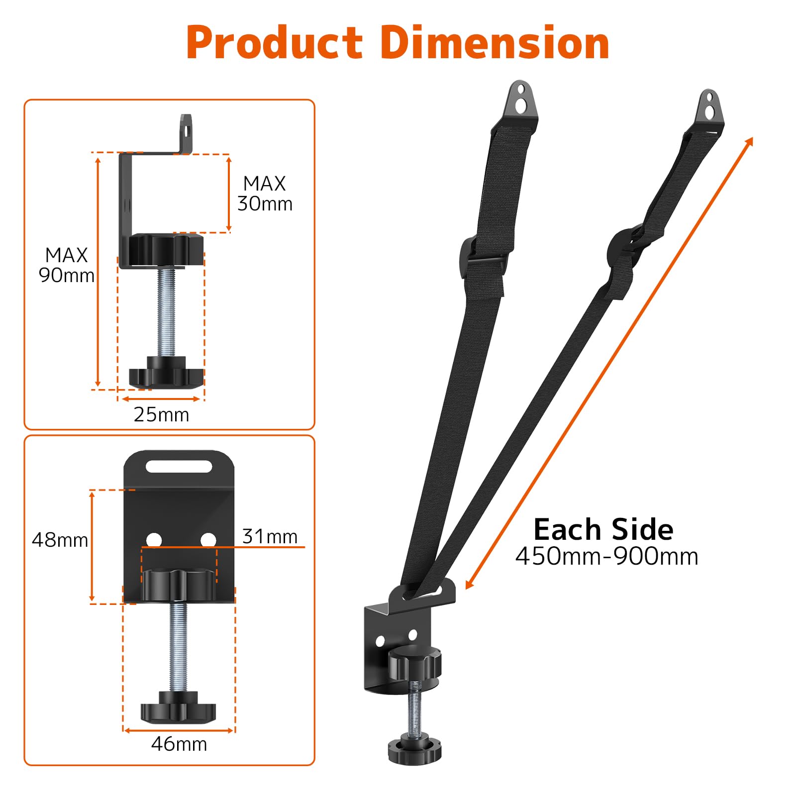 6 Cinghie Antiribaltamento Mobili - Kit Sicurezza Per Librerie, Cassettiere E Armadi - Foto 2