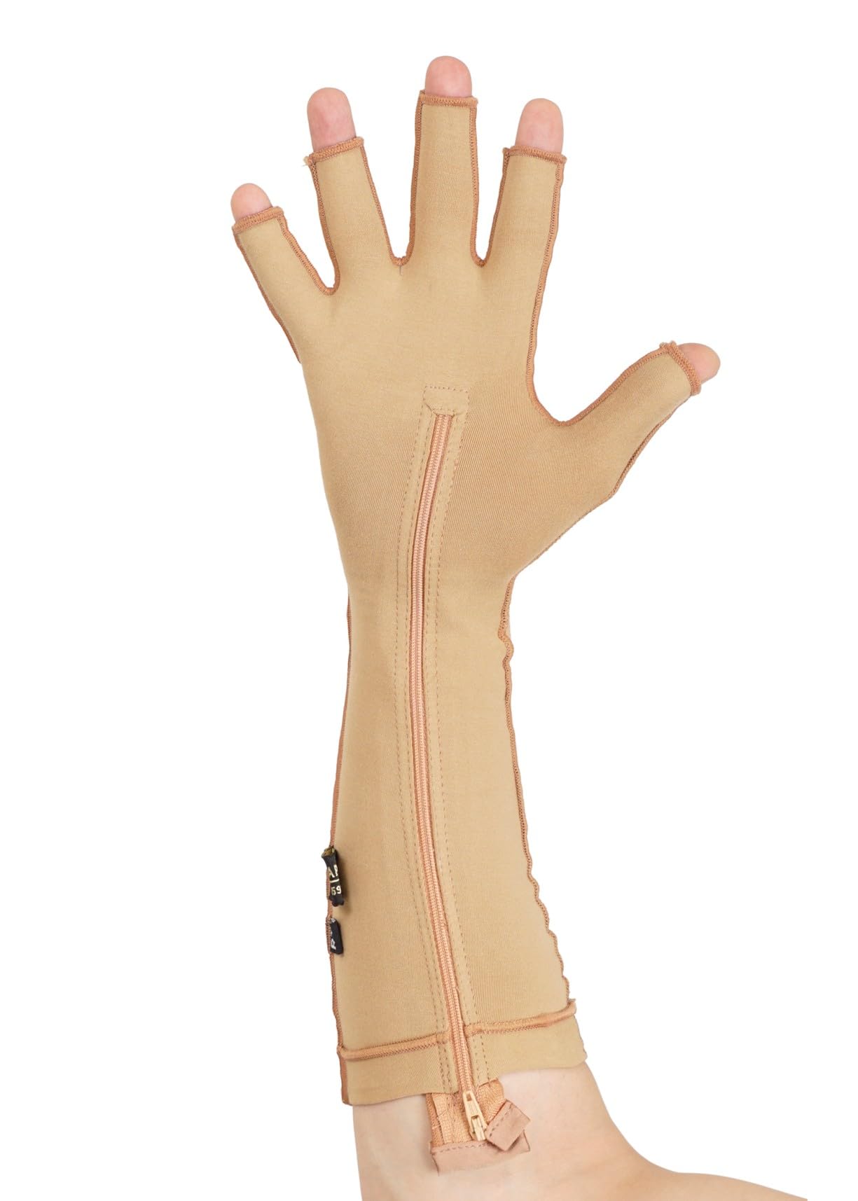 Medical Compression Hand Glove upto Mid-fore Arm || Open Fingers || MODERATE COMPRESSION || COTTON || UNISEX || BURN Recovery Support || Control Swelling || (Small- Right Hand, Beige) (B0CYY2ZVKH) Amazon Price History, Amazon Price Tracker