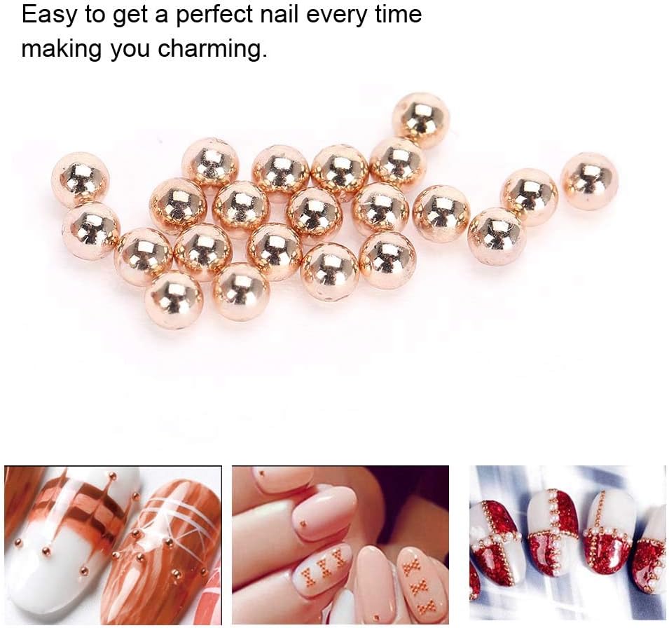マニキュアアクセサリー ネイルアートデコレーション ナチュラルネイルの安全性と環境保護マニキュアストア女性美容院 ローズゴールド 高評価の贈り物