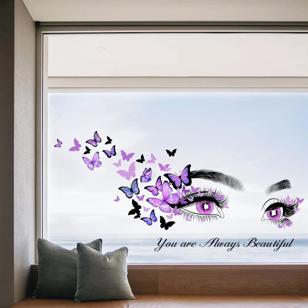 Tanlaby Blu Bianco Fiore Adesivi Murali Fiore di Ciliegio Adesivi da Parete Uccelli sul Ramo di Albero Stickers Muro Removibili per Camera da Letto Soggiorno Divano TV Decorazione Parete