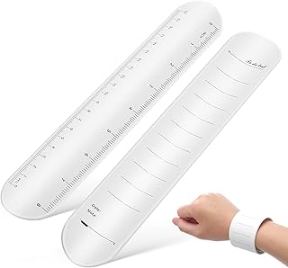 Parliky 2 Pulseras Recordatorias Reutilizables Y Borrables De Color Amarillo Para Enfermeras Para Tomar Notas Para Color Blanco