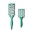 Curl Defining Brush,2024 Curly Hair Brush,Vented Hair Brush for Detangling, Shaping and Defining Curls For Women and Men Less Pulling (2Pcs Green)
