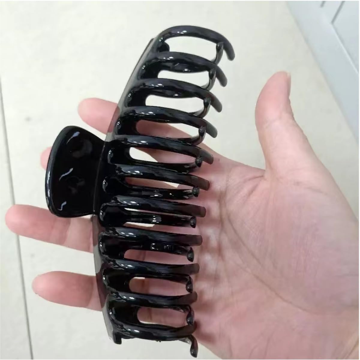 Duże spinki do włosów, 3 sztuki dużych spinek do włosów, plastikowe spinki do włosów, damskie antypoślizgowe spinki do włosów, 11 cm, duże spinki do włosów, klipsy do pazurów do włosów, dla kobiet i