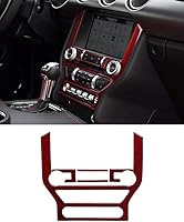 Vista 3 de GZXinWei, calcomanías de fibra de carbono para auto, calcomanías para panel de control central