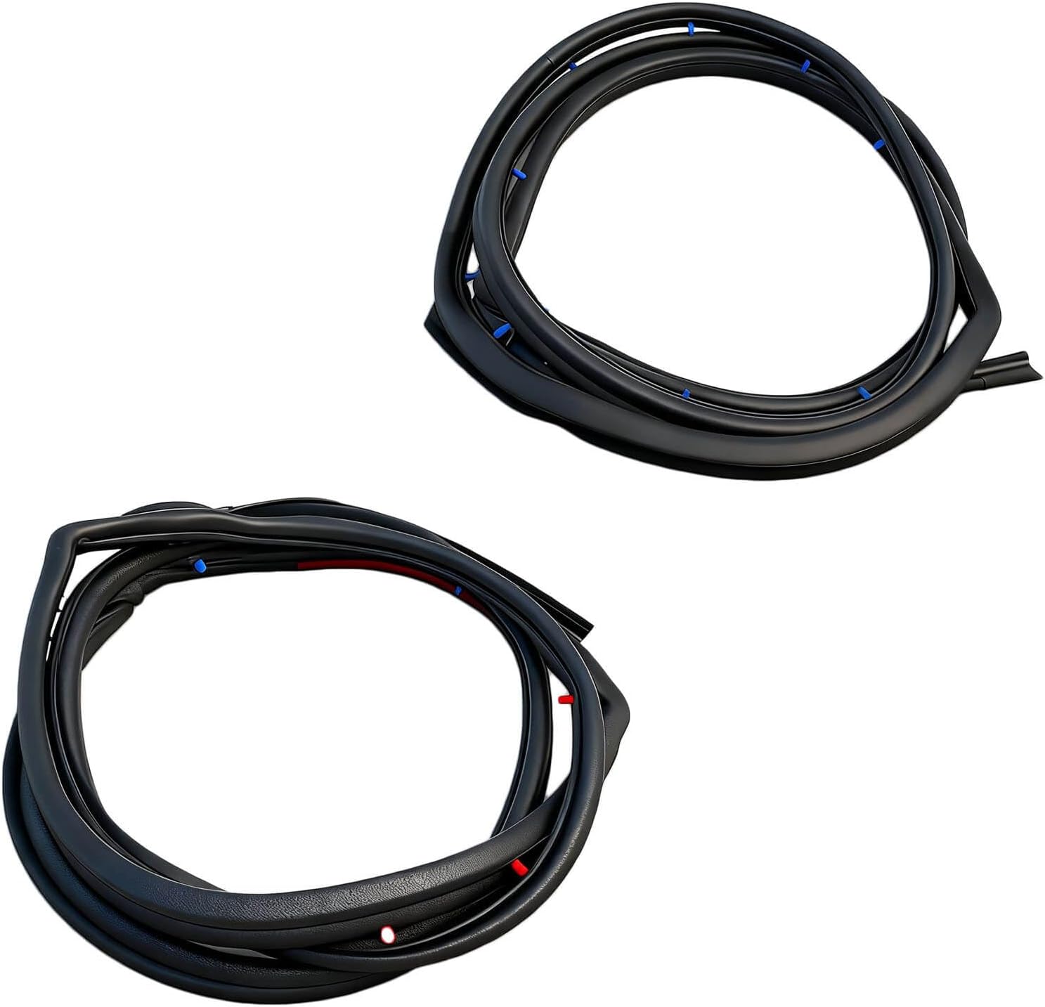 Premium Door Rubber Seal Weatherstrip Kit for Nissan Sentra (2013-2019) - Rear Left & Right - Superior Weather Protection, Noise Reduction - Replaces OEM 82831-3RA0A-A11, 82830-3RA0A-A11