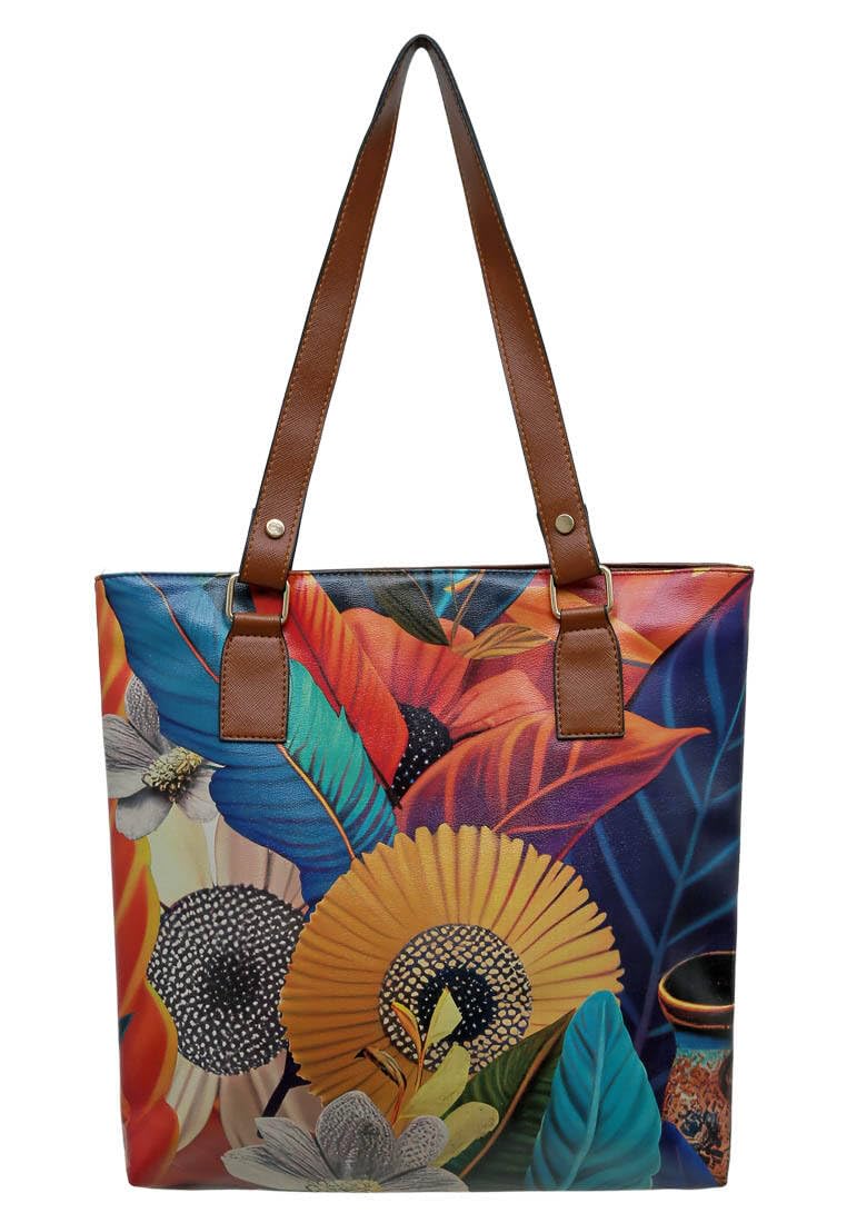 DOGO WB Tallbag, Bolsa de Hombro para Mujer, Blooming Dog, Talla única
