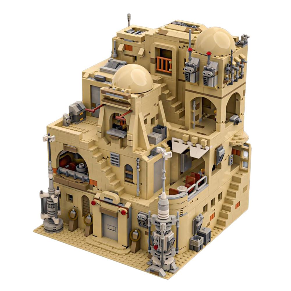 Amazon.com: Mos Eisley Cantina Building Block Set,Star Battle 