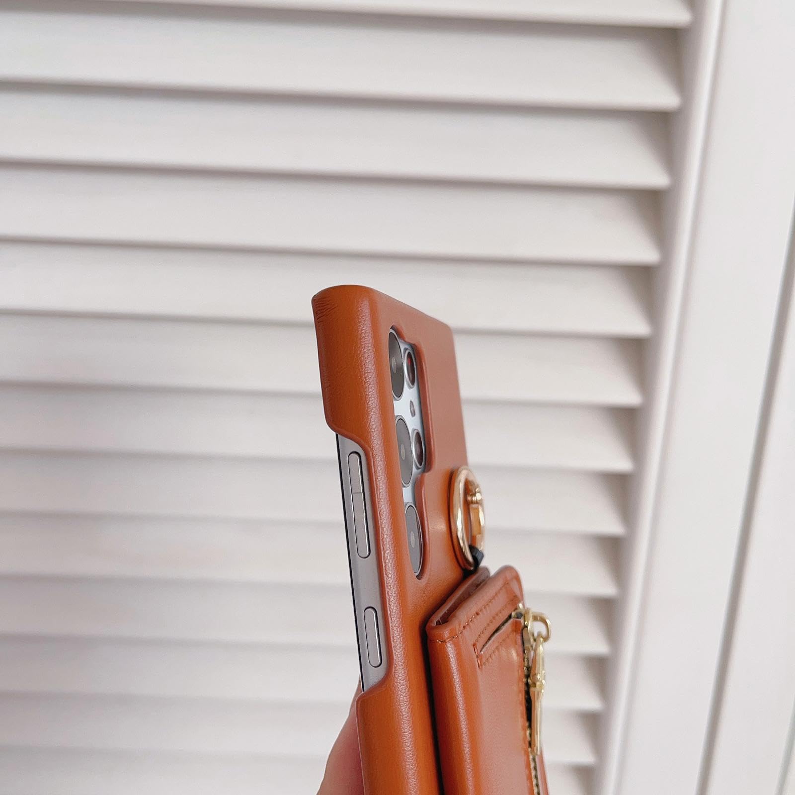 Do Galaxy A53 Portfel skórzany z uchwytem na karty Etui na telefon z zabezpieczeniem przed wstrząsami (do Galaxy A53/szaro-niebieski)